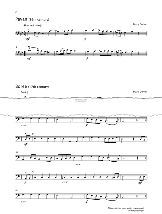 Produktgalerie: Seite 1 von 1 Pavan, Mary Cohen, Violoncello