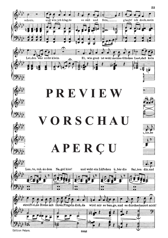 Product gallery: Page 3 of 4 Pause D.795-12 (Die Schöne Müllerin), , Medium Voice and Piano