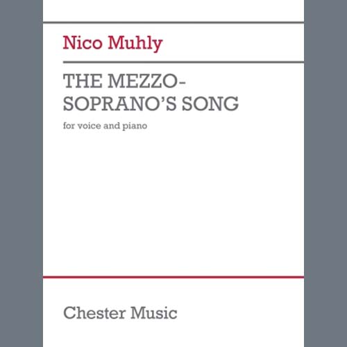 cover: The Mezzo-Soprano's Song, Nico Muhly, Gesang, Klavier