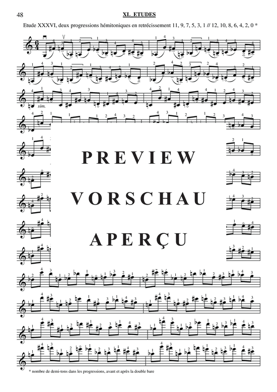gallery: 40 Études for Violin , , (Geige Solo)