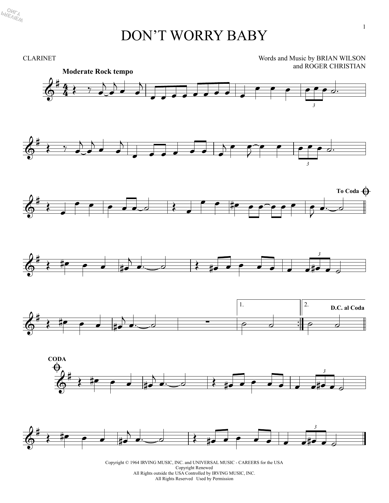 Product gallery: Page 1 of 1 Don't Worry Baby, The Beach Boys