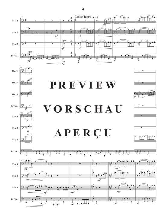 Product gallery: Page 6 of 21 Nocturne , , (Trombone Quartet)