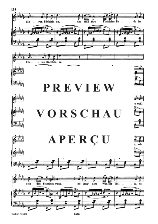 gallery: Die Forelle D.550 , , (Gesang hoch + Klavier)