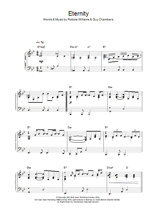 Product gallery: Page 1 of 1 Eternity, Robbie Williams