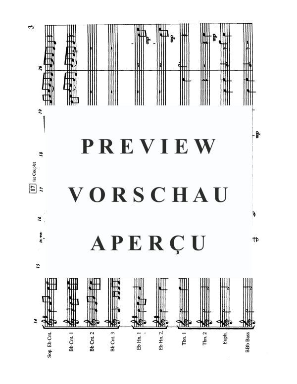Produktgalerie: Seite 6 von 11 Rondeau, , BlechblÀser Ensemble 10-stimmig