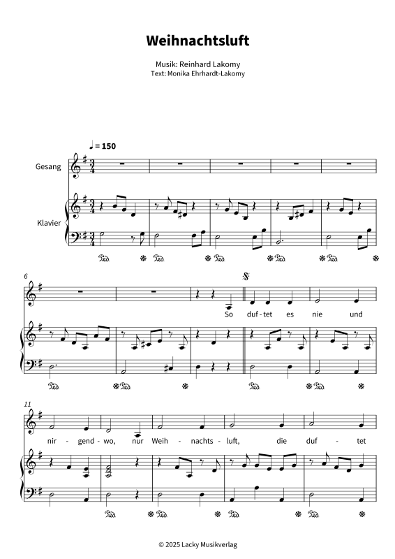 Produktgalerie: Seite 1 von 7 Weihnachtsluft, , Gesang und Klavier