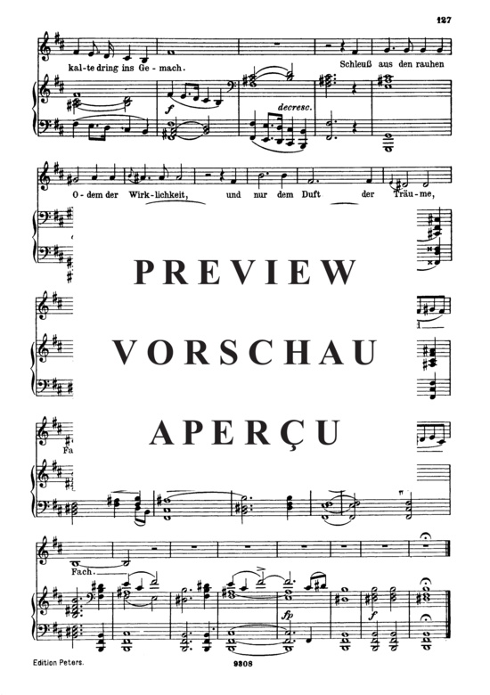 gallery: Greisengesang D.778 , , (Gesang hoch + Klavier)