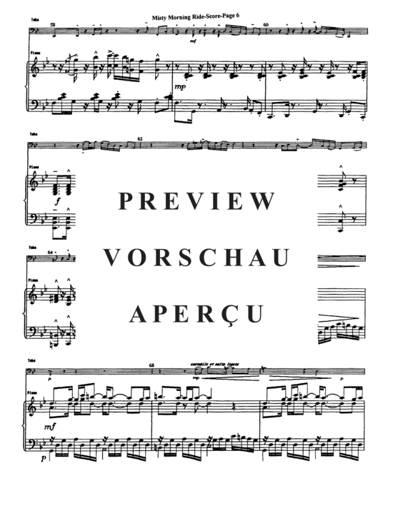 Produktgalerie: Seite 8 von 16 Misty Morning Ride , , (Tuba + Klavier)