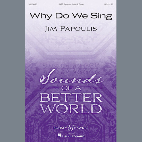 cover: Why Do We Sing, Jim Papoulis