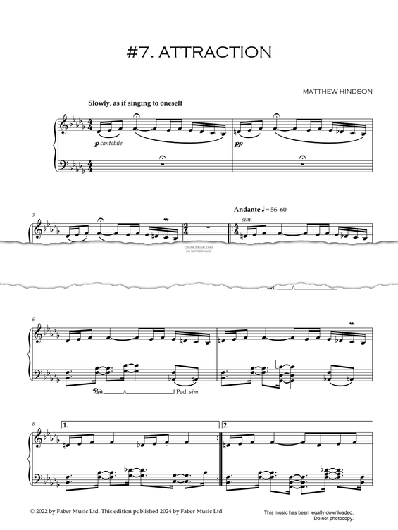 Produktgalerie: Seite 1 von 1 #7. Attraction, Matthew Hindson, Klavier