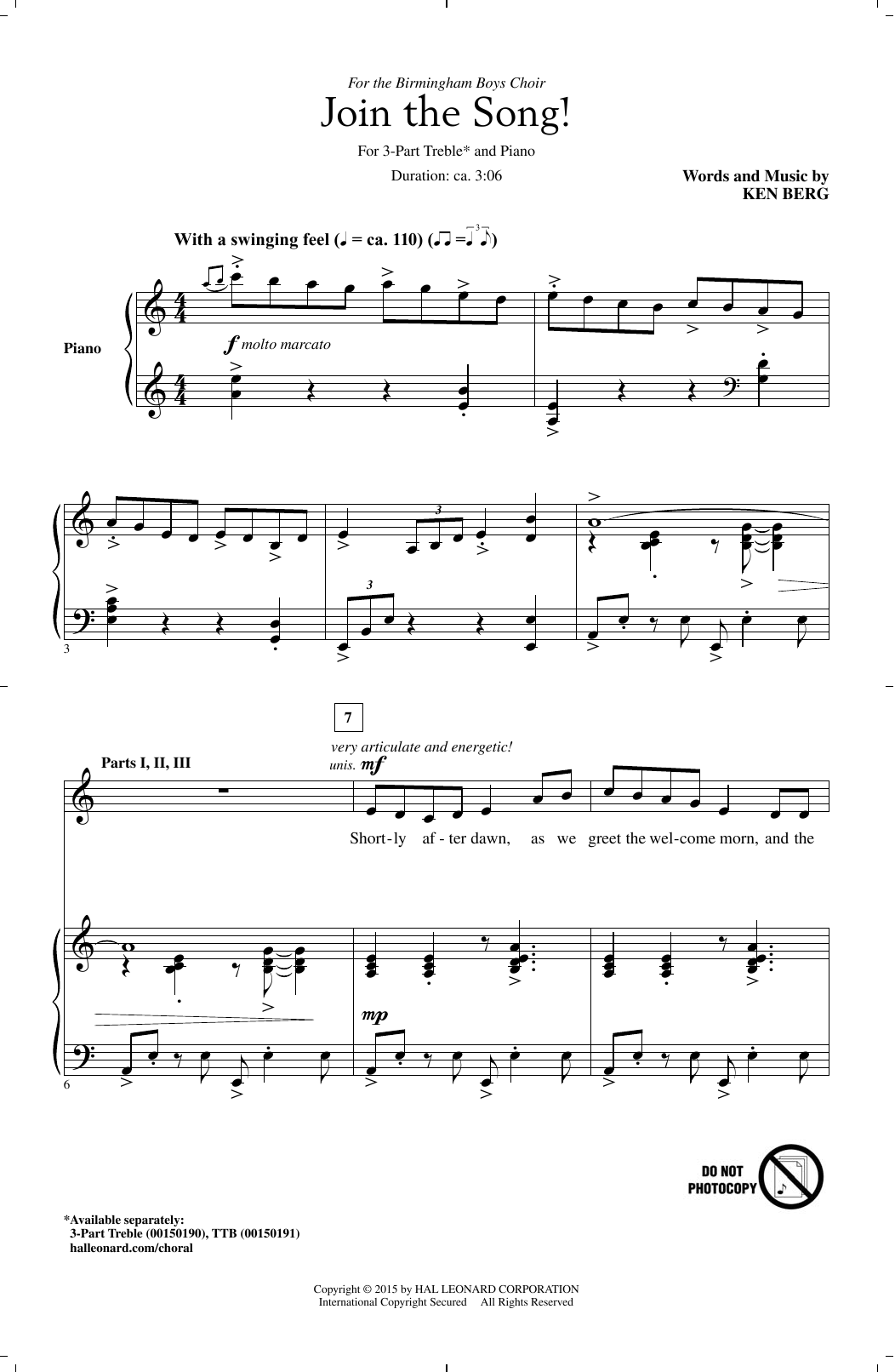 Produktbild zu: Join The Song!