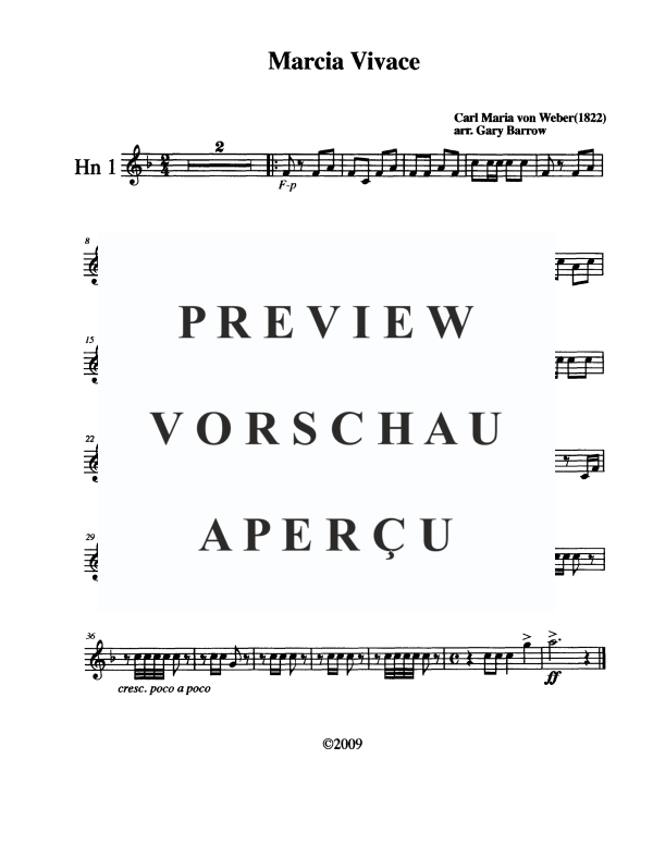 Produktgalerie: Seite 9 von 11 Marcia Vivace, , Posaunenchor 12-stimmig