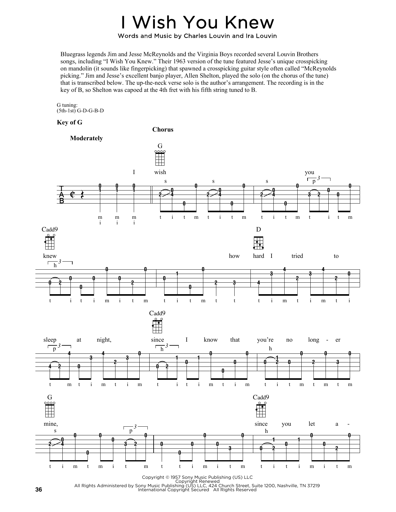 Produktgalerie: Seite 1 von 1 I Wish You Knew, The Louvin Brothers, Banjo