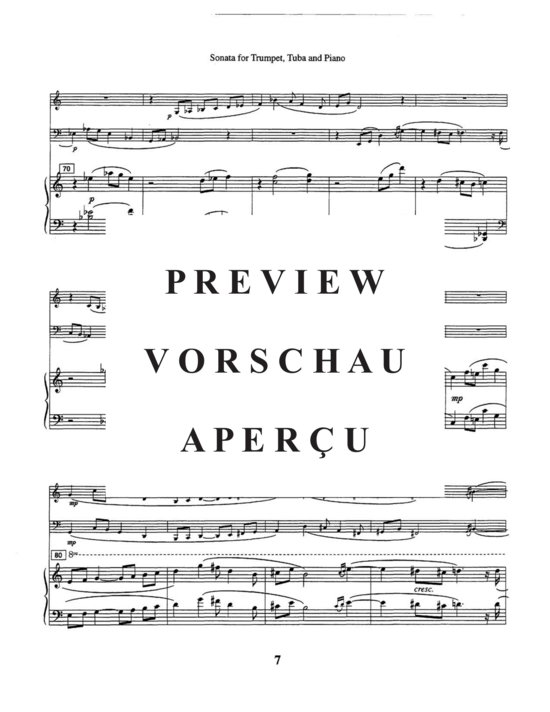Produktgalerie: Seite 11 von 21 Sonata , , (Trompete in Bb/C, Tuba + Klavier)