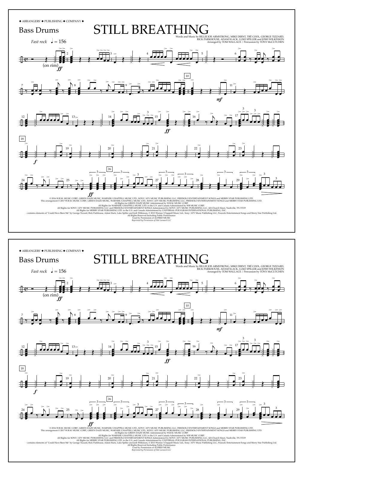 Product picture to: Still Breathing - Bass Drums