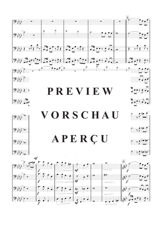 Produktgalerie: Seite 4 von 14 Amen , , (Blechbläser Quartett für Tenorhorn, Bariton, Euphonium, Posaune)