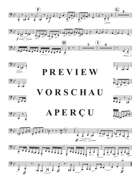 Product gallery: Page 20 of 20 Prelude und Fuge auf B-A-C-H , , (Tuba Quartet: 2x Baritone, 2xTuba)