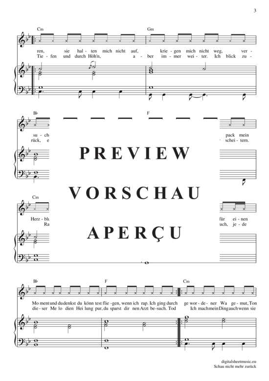 Produktgalerie: Seite 4 von 8 Schau nicht mehr zurück , Xavas, Klavier und Gesang