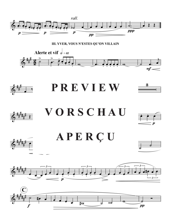 Produktgalerie: Seite 21 von 21 Drei Chansons , , (Blechbläserquintett)