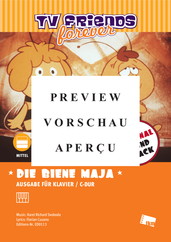 gallery: Biene Maja - Title song of the world famous TV series Biene Maja (1975) , Gott, Karel,  performed by Karel Gott (Klavier Solo)