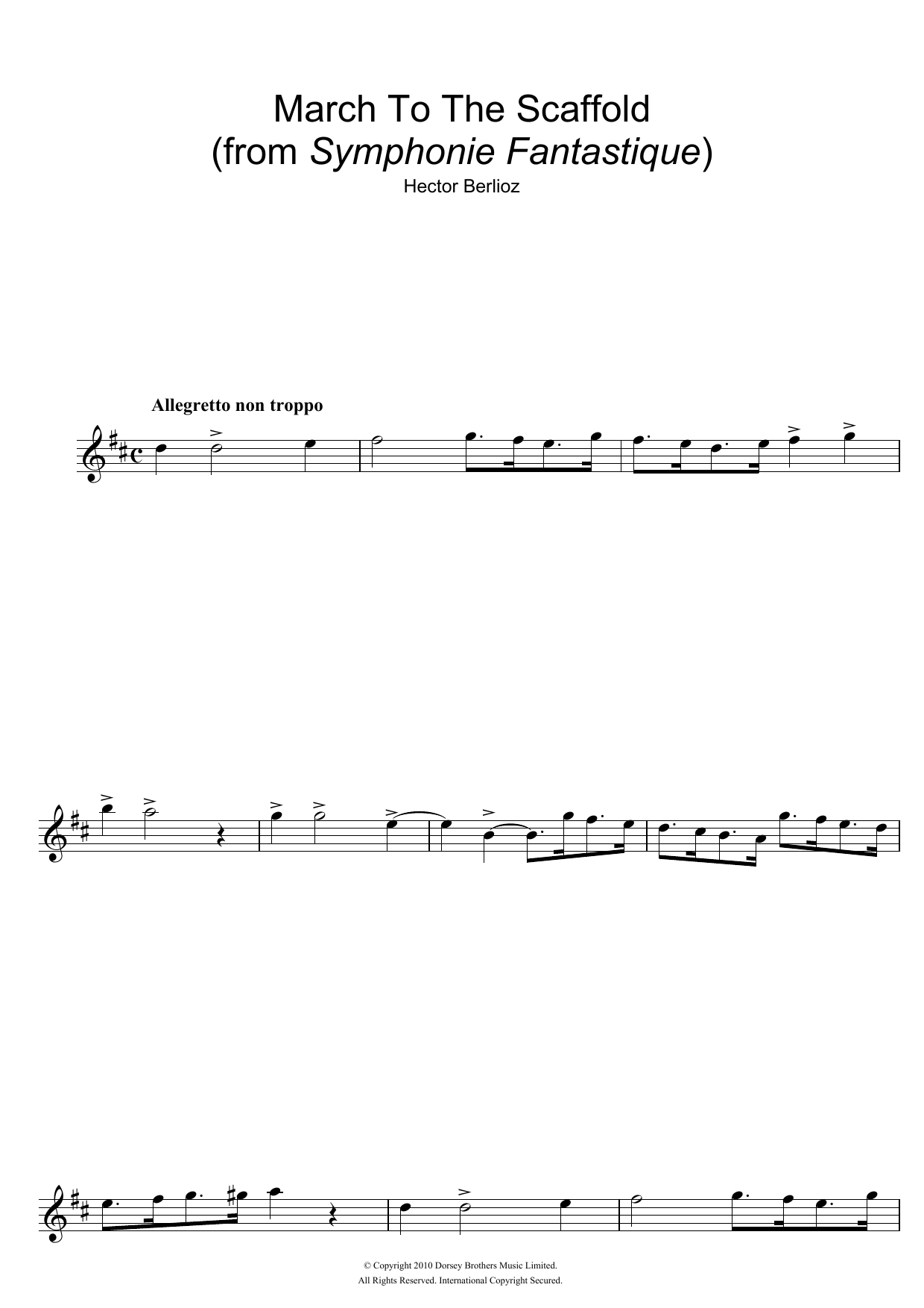 Product gallery: Page 1 of 1 Symphonie Fantastique (4th Movement: March To The Scaffold), Hector Berlioz