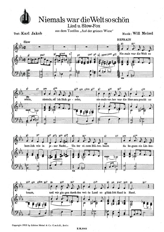 Produktbild zu: Niemals war die Welt so schönaus: Auf der grünen Wiese (Film)