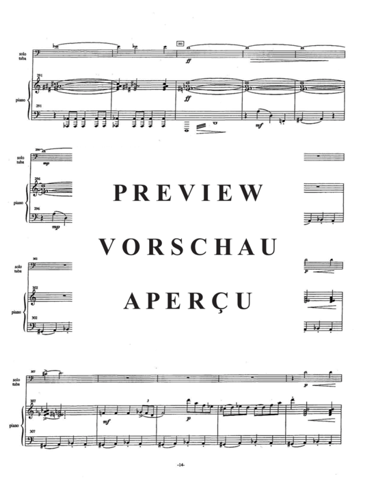 Produktgalerie: Seite 18 von 21 Concerto , , (Tuba + Klavier)
