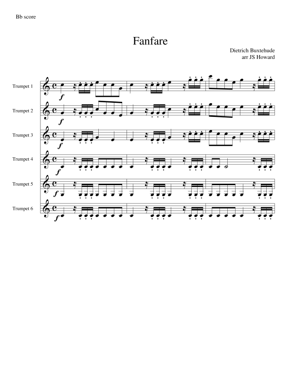 Produktgalerie: Seite 1 von 10 Fanfare, , Trompeten Sextett