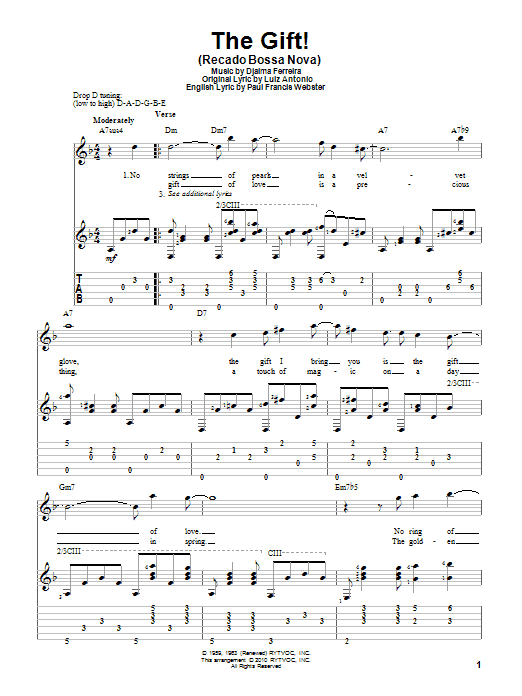 Produktbild zu: The Gift! (Recado Bossa Nova)
