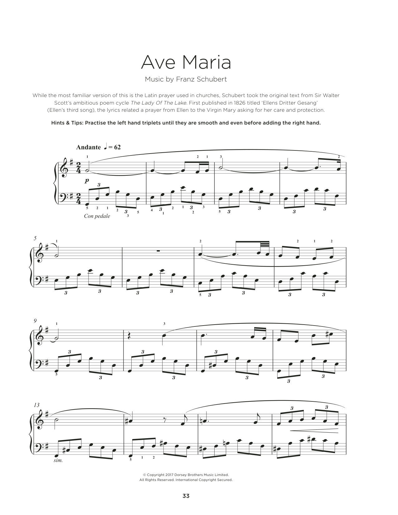 Produktbild zu: Ave Maria, Op. 52, No. 6