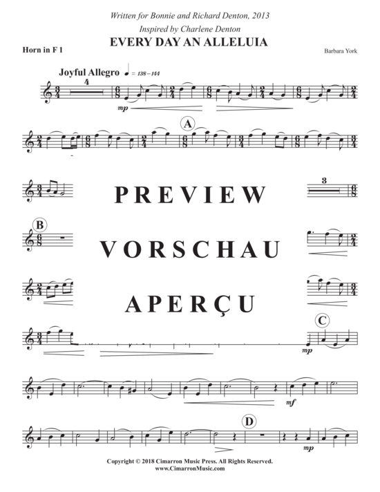 Product gallery: Page 17 of 21 Every Day and Alleluia , , (2x horn in F + piano)