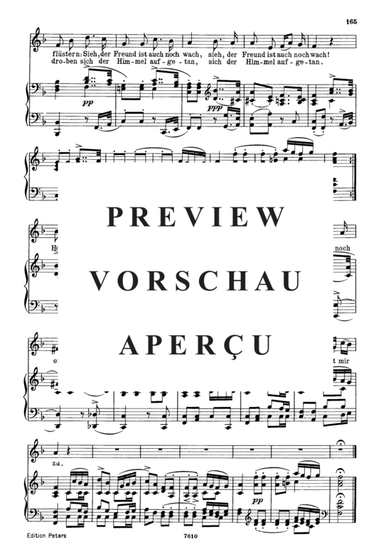 Product gallery: Page 5 of 5 Um Mitternacht D.862, , Low Voice and Piano