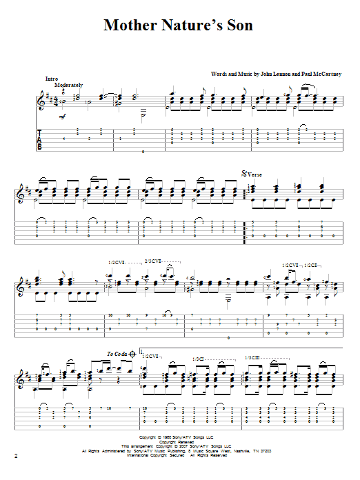 Product gallery: Page 1 of 1 Mother Nature's Son, The Beatles