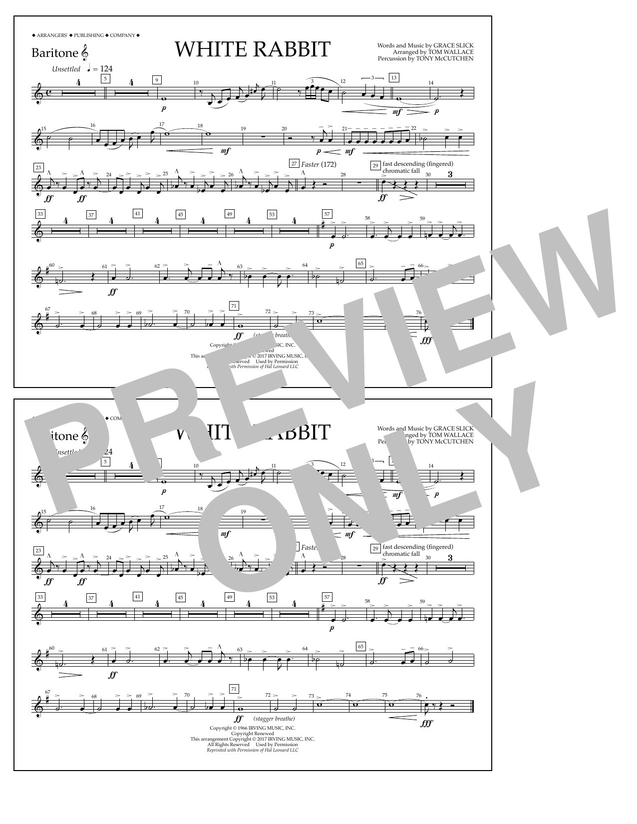 Product picture to: White Rabbit - Baritone T.C.