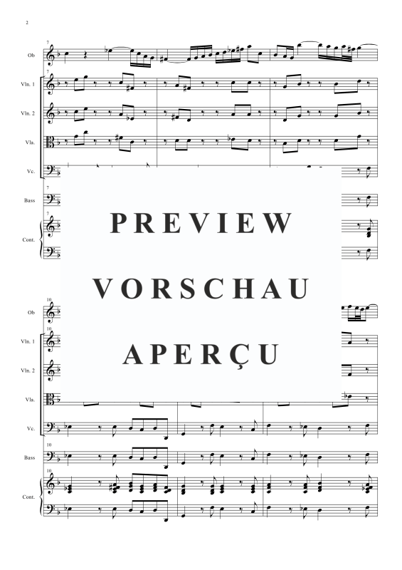 Product gallery: Page 5 of 11 Arioso from Cantata 156, , Oboe Solo and String Orchestra