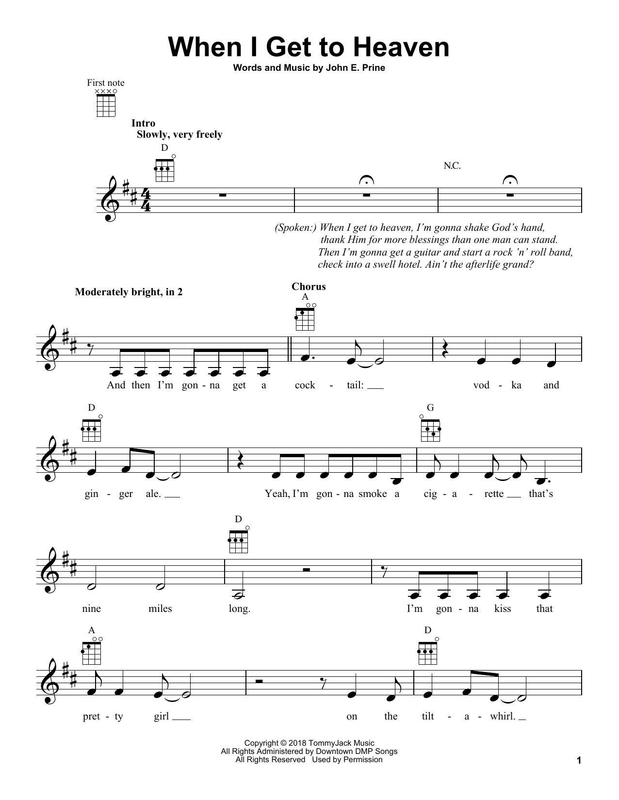 Product gallery: Page 1 of 1 When I Get To Heaven, John Prine
