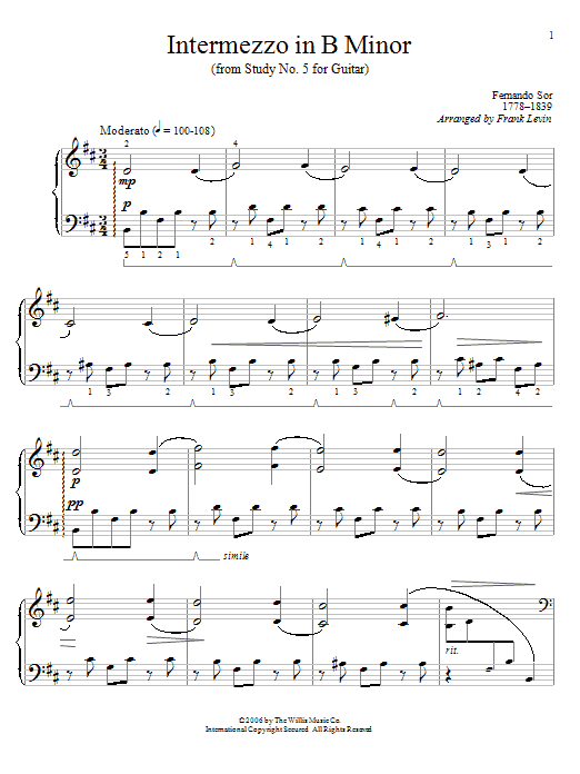 Produktbild zu: Intermezzo In B Minor