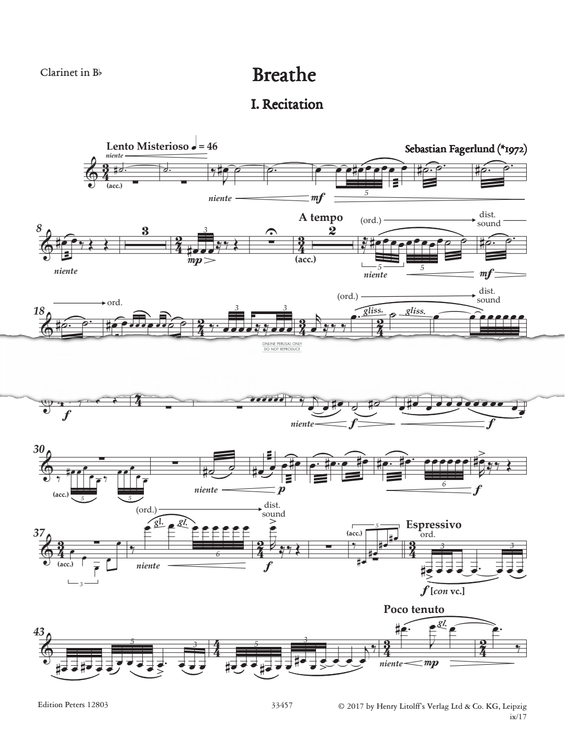 Produktgalerie: Seite 1 von 1 Breathe, Sebastian Fagerlund, Akkordeon, Klarinette, Violoncello