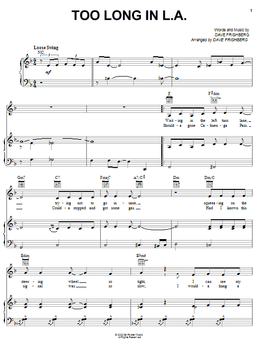 Produktbild zu: Too Long In L.A.