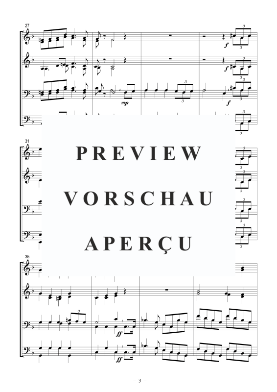 Produktgalerie: Seite 4 von 9 Huldigungsmarsch aus Sigurd Jorsalfar op. 56, Nr. 3, , Posaunenchor