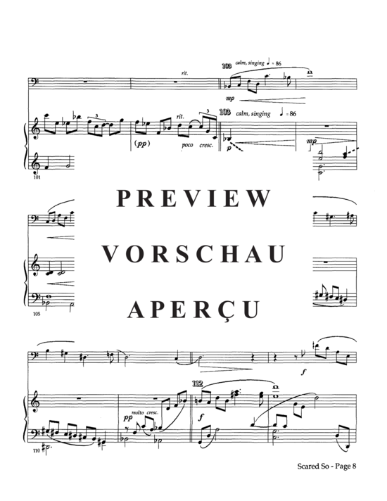 Product gallery: Page 10 of 21 Concert Piece (Scared So) , ,  (euphonium + piano)
