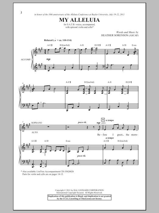 Product picture to: My Alleluia