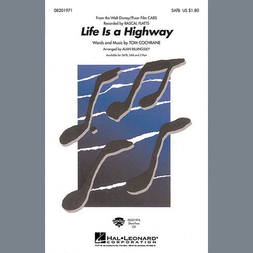 cover: Life Is A Highway (from Cars) (arr. Alan Billingsley), Rascal Flatts