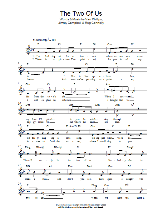 Product gallery: Page 1 of 1 The Two Of Us, Jimmy Campbell