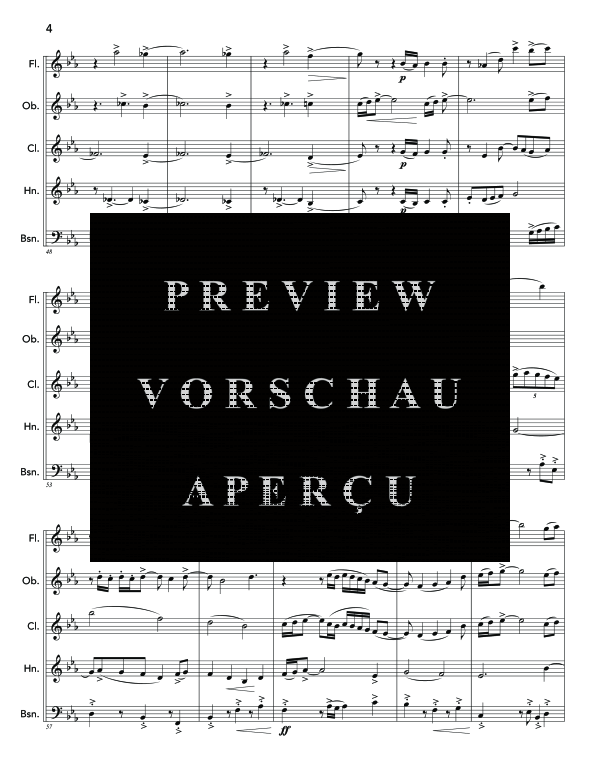 Produktgalerie: Seite 8 von 11 TAnGoRmAcIóN, , (Holzbläser Quintett)