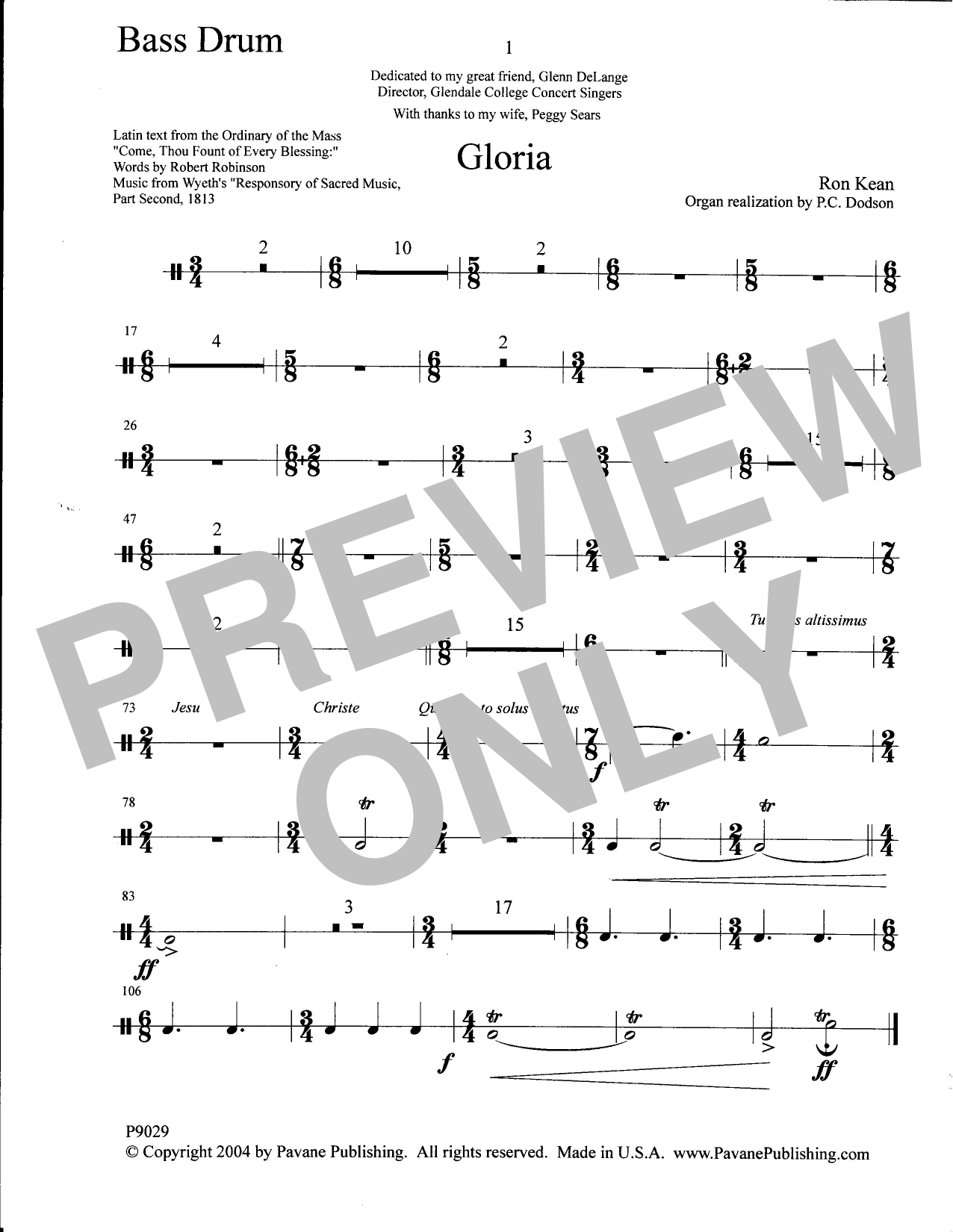 Product picture to: Gloria - Bass Drum