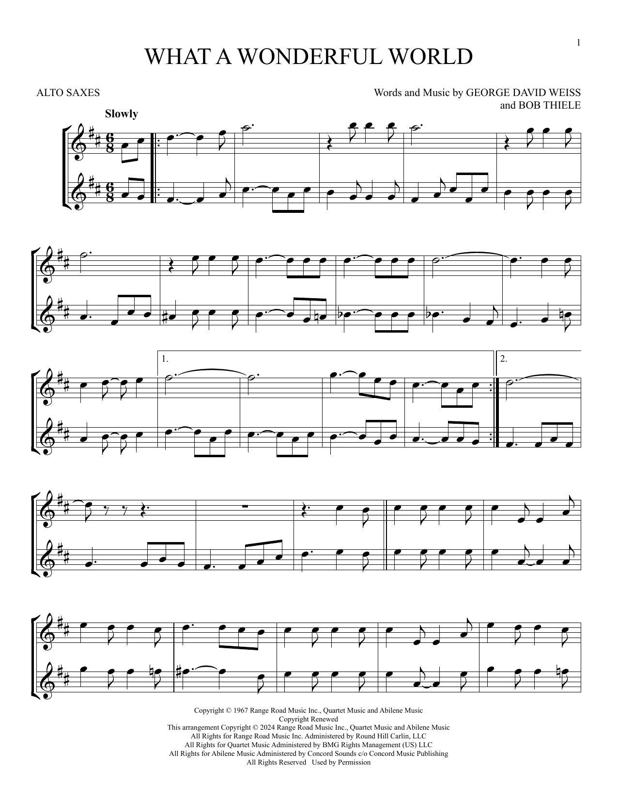 Product gallery: Page 1 of 1 What A Wonderful World, Louis Armstrong