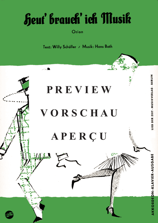 Product gallery: Page 2 of 3 Heut brauch ich Musik , , Piano and Voice