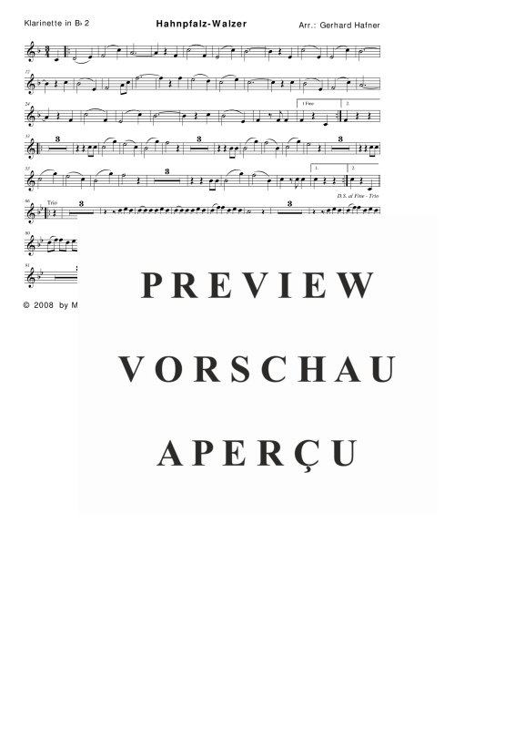 Product gallery: Page 7 of 11 Hahnpfalz-Walzer, , (woodwind and brass)
