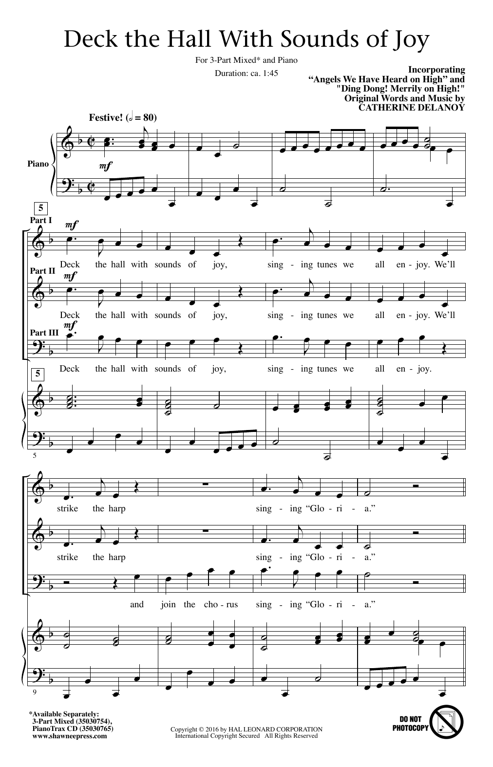 Produktbild zu: Deck The Hall With Sounds Of Joy